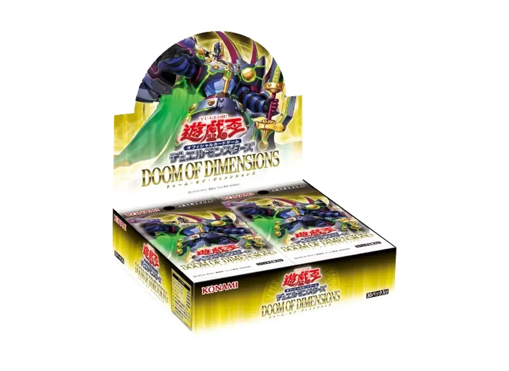 DOOM OF DIMENSIONS　8BOX KONAMI'S NEW SET IS OUT! Yu-Gi-Oh! Doom of Dimensions Box