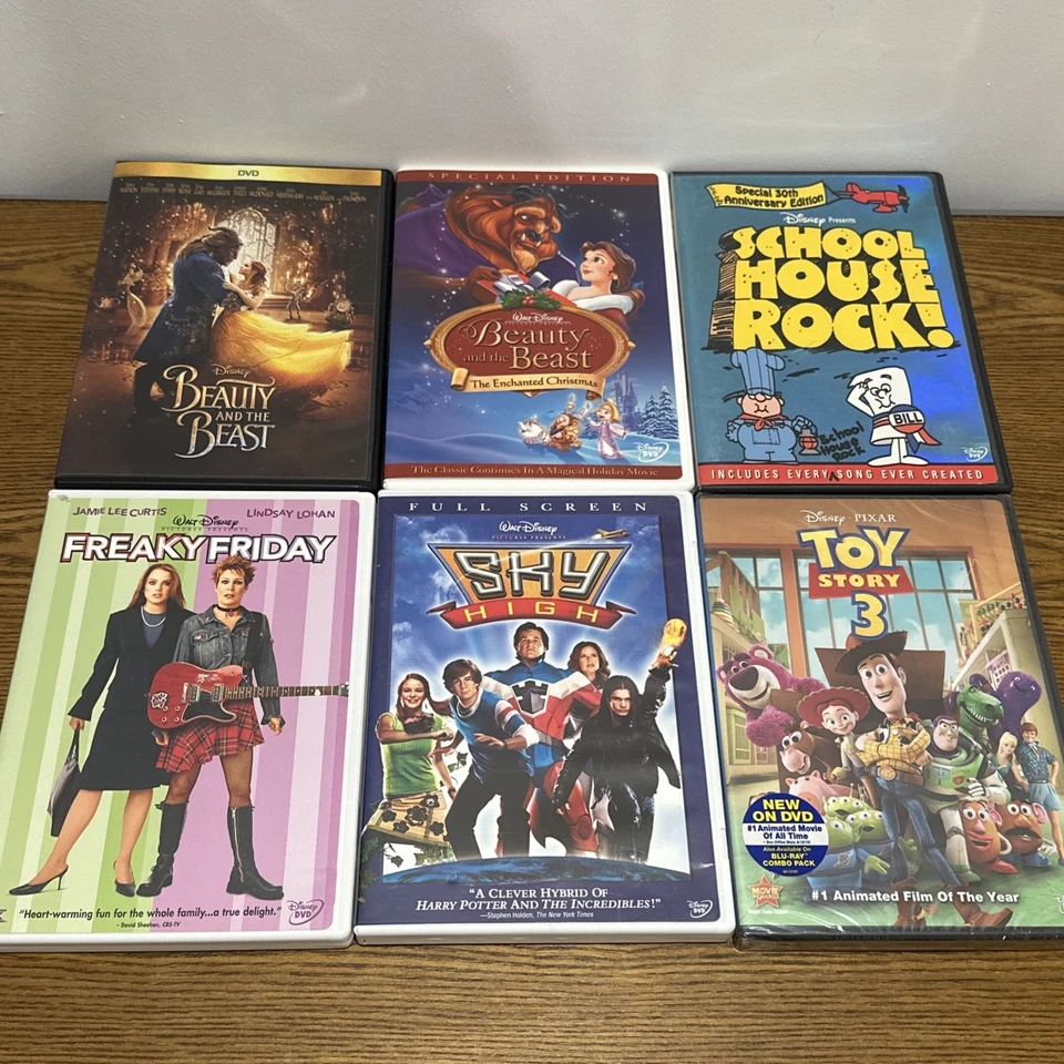 Lot of 24 Disney Family DVD Movies - Toy Story, Narnia, & MORE! Foto 2 de 4