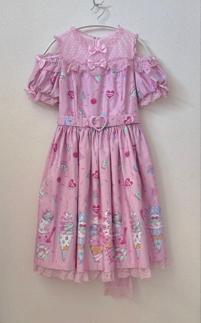 angelic pretty sugar decorationブラウス　シロ Sugar Cotton OP by Angelic Pretty
