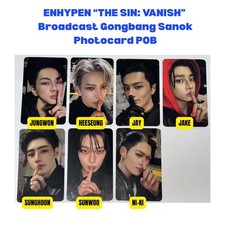 ENHYPEN "THE SIN: VANISH" Broadcast Gongbang Sanok PHOTOCARD POB