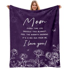 Mom Blanket Daughter Son Birthday Mothers Day Gifts Moms 50"x60"