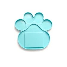 Memorial Pet Tombstone Mold Dog Bone Paw Shape Epoxy Resin Casting Silicone Mold
