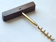 Vintage Cavatappi/Apribottiglie, Legno, Acciaio Carl Auböck?, Del 1950 P325