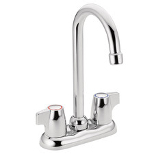 Moen 4903 Chateau Chrome Two-Handle High Arc Bar Faucet New