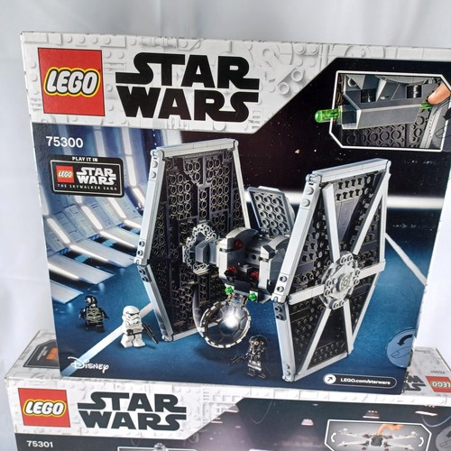 Lot LEGO Star Wars Luke Skywalker's X-Wing Fighter (75301) TIE Fighter (75300) - Photo 8/13