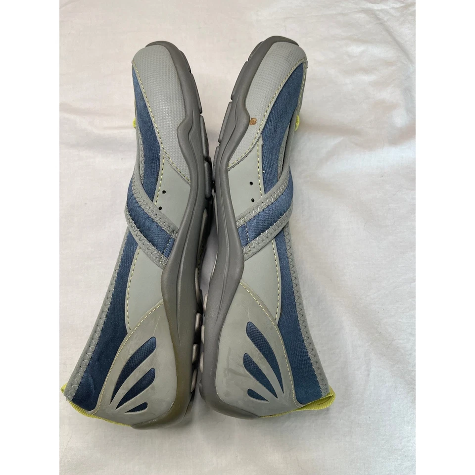 Zapatos planos de ballet cómodos informales sin cordones Ahnu azul gris ocio talla 7 Foto 2 de 4