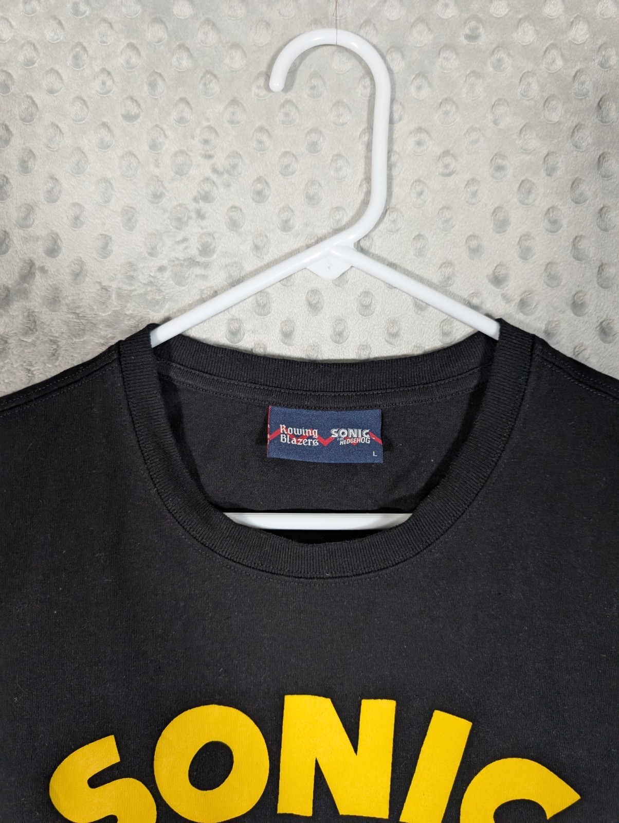 FILA Blazers canottaggio Sonic The Hedgehog camicia uomo grande grafica maglietta girocollo