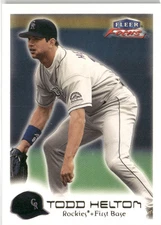 2000 Fleer Focus Baseball Card HOF Todd Helton Colorado Rockies #196