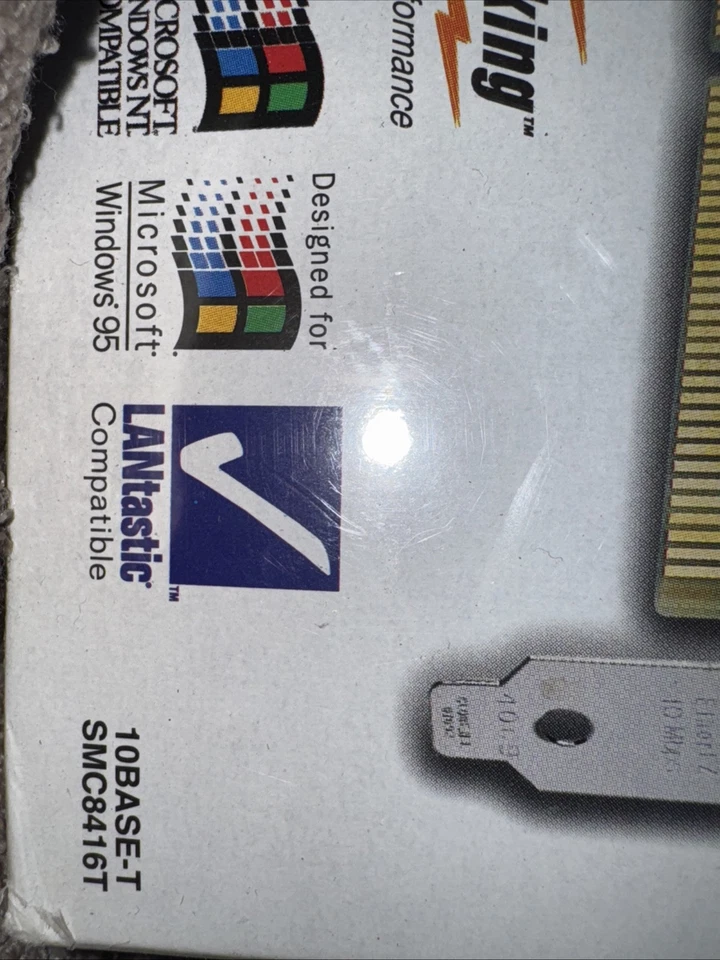 SMC Ether Power PCI 10Mbps Ethernet PCI Network Card 10BASE-T SMC8432T - Image 2 of 4