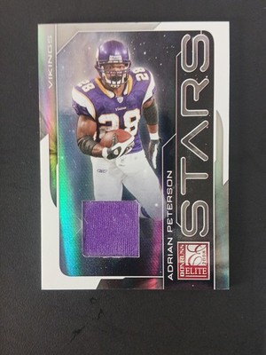 2008 Donruss Elite - Stars Adrian Peterson #S-22 Silver Jerseys /199 (MEM)