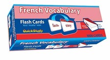 French Vocabulary Flash Cards - Cards, by BarCharts Publishing Inc. - Acceptable
