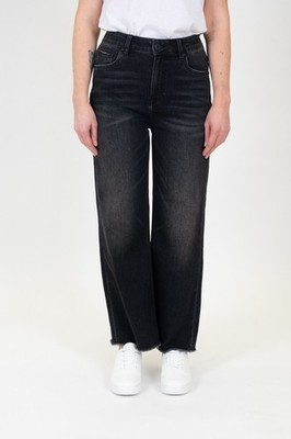 Jeans W27L28 schwarz BLUE MONKEY cropped straight 57Kyra 30935Y
