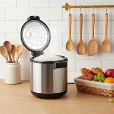 19L Rice Insulated Bucket 20Qt Stainless Steel Constant Temperature Rice Warmer
