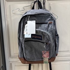 Jansport Cool Student Backpack, Grey, 17" XL Capacity, NEW