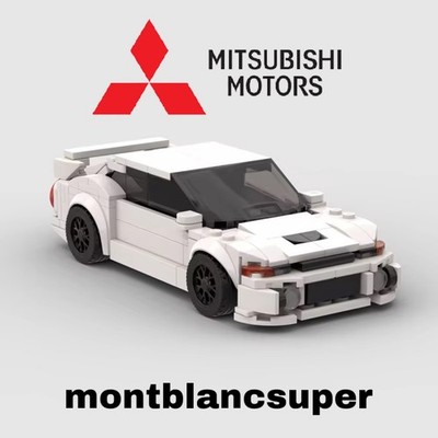 Weiße Mitsubishi Lancer Evo 275 Teile Bausteine Set MOC - KOSTENLOSE LIEFERUNG! UK