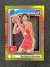 2024-25 Panini Donruss Zaccharie Risacher Optic Rated Rookie RC Gold /10