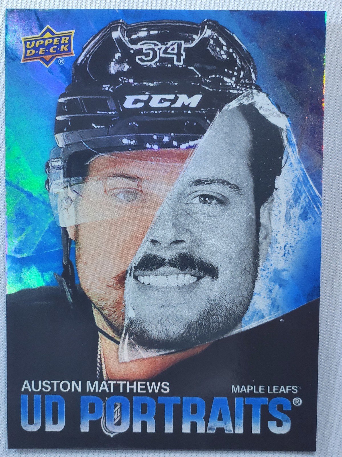 Auston Matthews #P-10 Hockey Cards 2025 Upper Deck UD Portraits trading card — raw and PSA graded price guide