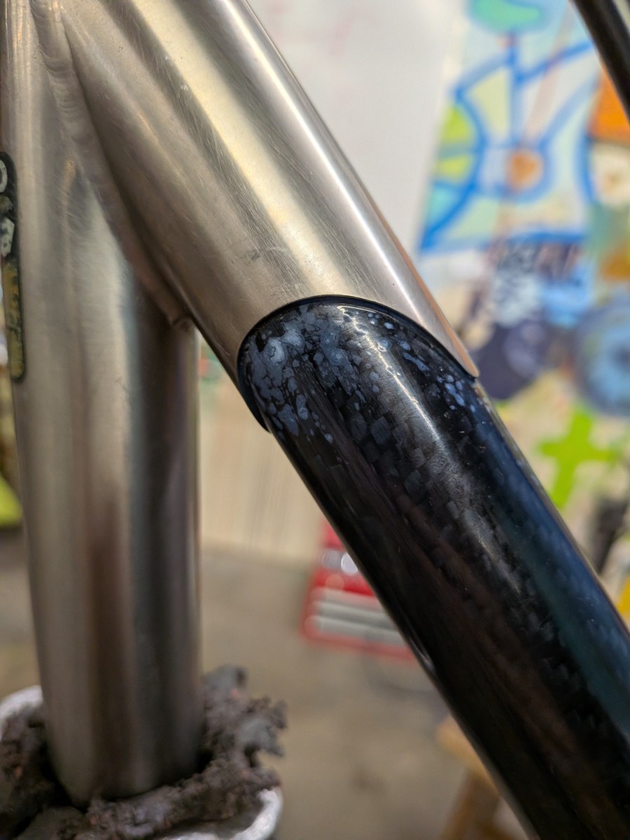 Serotta Ottrott Titanium and Carbon Road Bike 62cm Shimano Dura