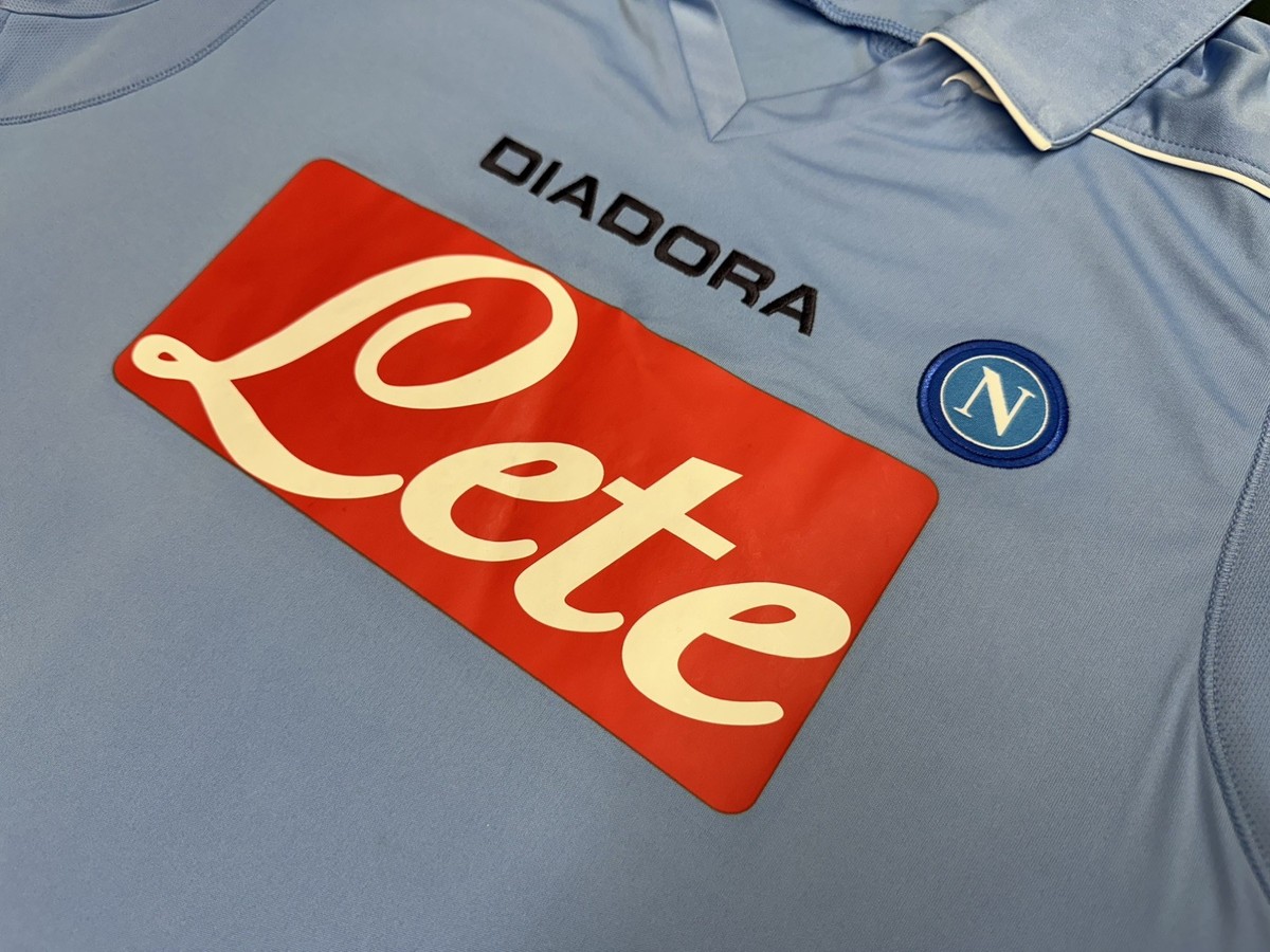 SSC NAPOLI 2008/09 Diadora Home Jersey (S) -Italy- Serie A Lega