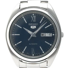 [MINT] Seiko 5 7S26-0430  SNXA21 Jade Green Dark Navy Automatic Men Watch JAPAN