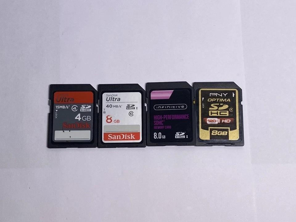 Lote de 53 tarjetas de memoria SD Micro SD mixtas. Varios tamaños 4,8, 16, 32, 64 GB Foto 2 de 4
