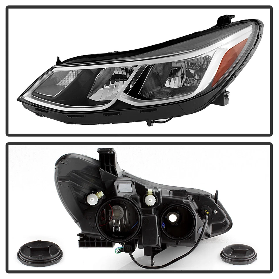 NEW [Left Driver Side] 2016-2019 Chevy Cruze Halogen w/o LED Headlight Headlamp - Image 3 of 4