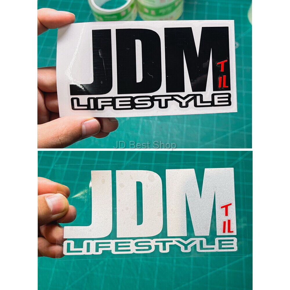 JDM BANDIERA SOLE LEVANTE AUTO DIVERTENTI ADESIVI DECALCOMANIE - Foto 2