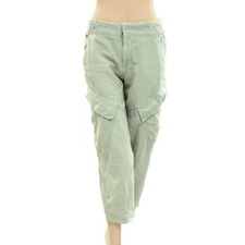 Anthropologie Pilcro Utility Cargo Pants Tapered Mid Waisted Cotton M NWD 277857