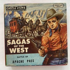 Castle Films 8MM Sagas of the West Battle Of Apache Pass - Untested