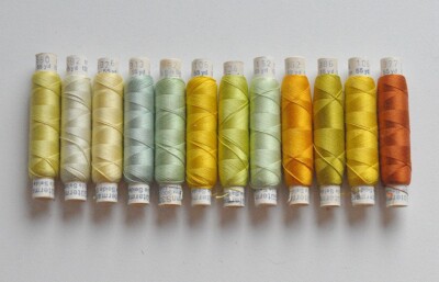 Gütermann Vintage! Rar! Konvolut: 12 x Näh-Seide Ideal Seide Sewing thread silk