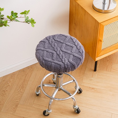 Stretch Round Bar Stool Dining Chair Covers Seat Cushion Slipcover Bar Seat Case - Picture 4 of 22