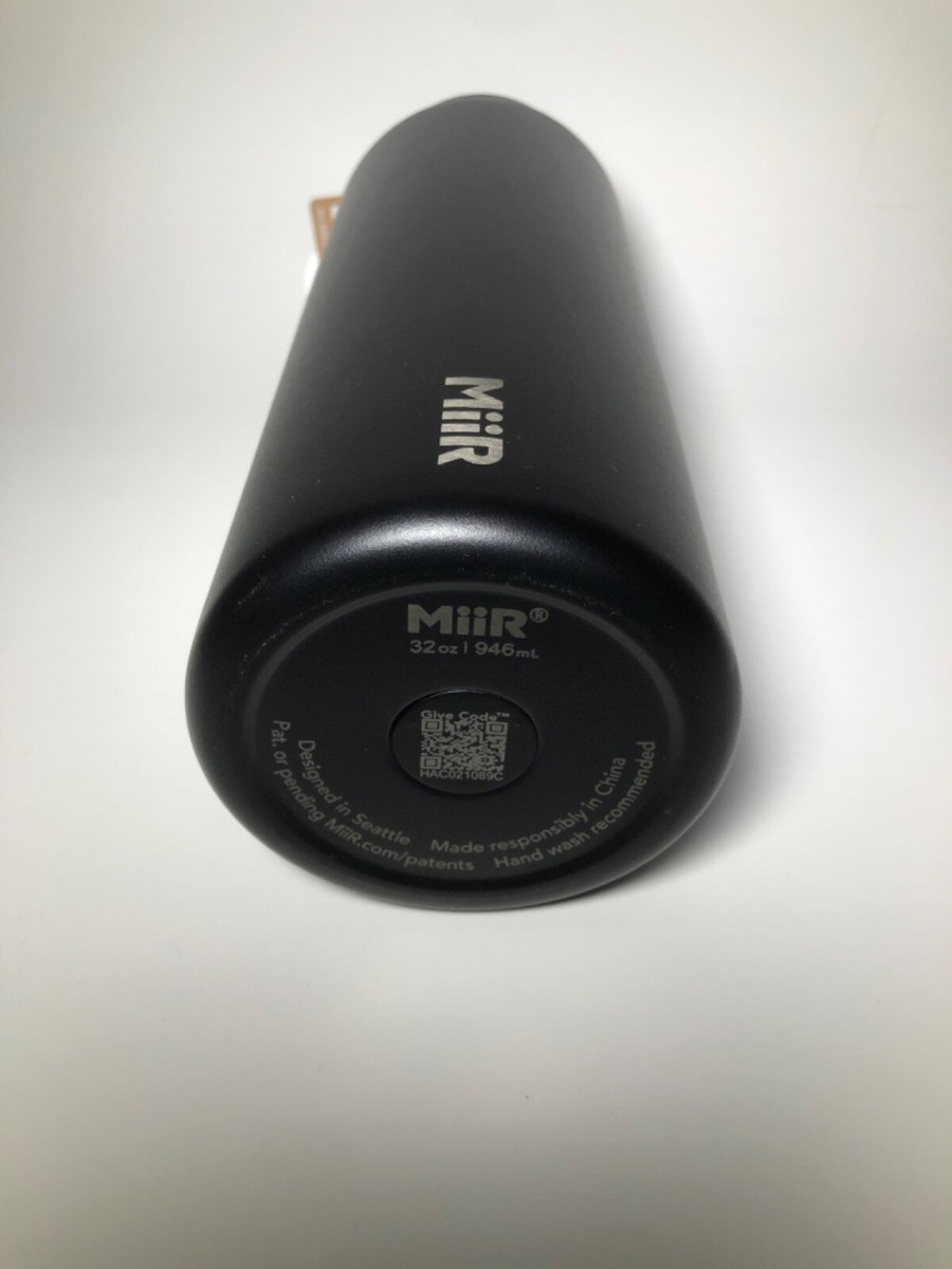 New EREWHON MiiR Thermos 32oz Bottle Stainless Steel Black