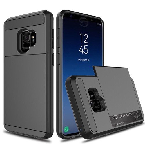 For Samsung Phone Case Slide Card Slot Wallet Heavy Duty Shockproof Armor Cover - Picture 13 of 22