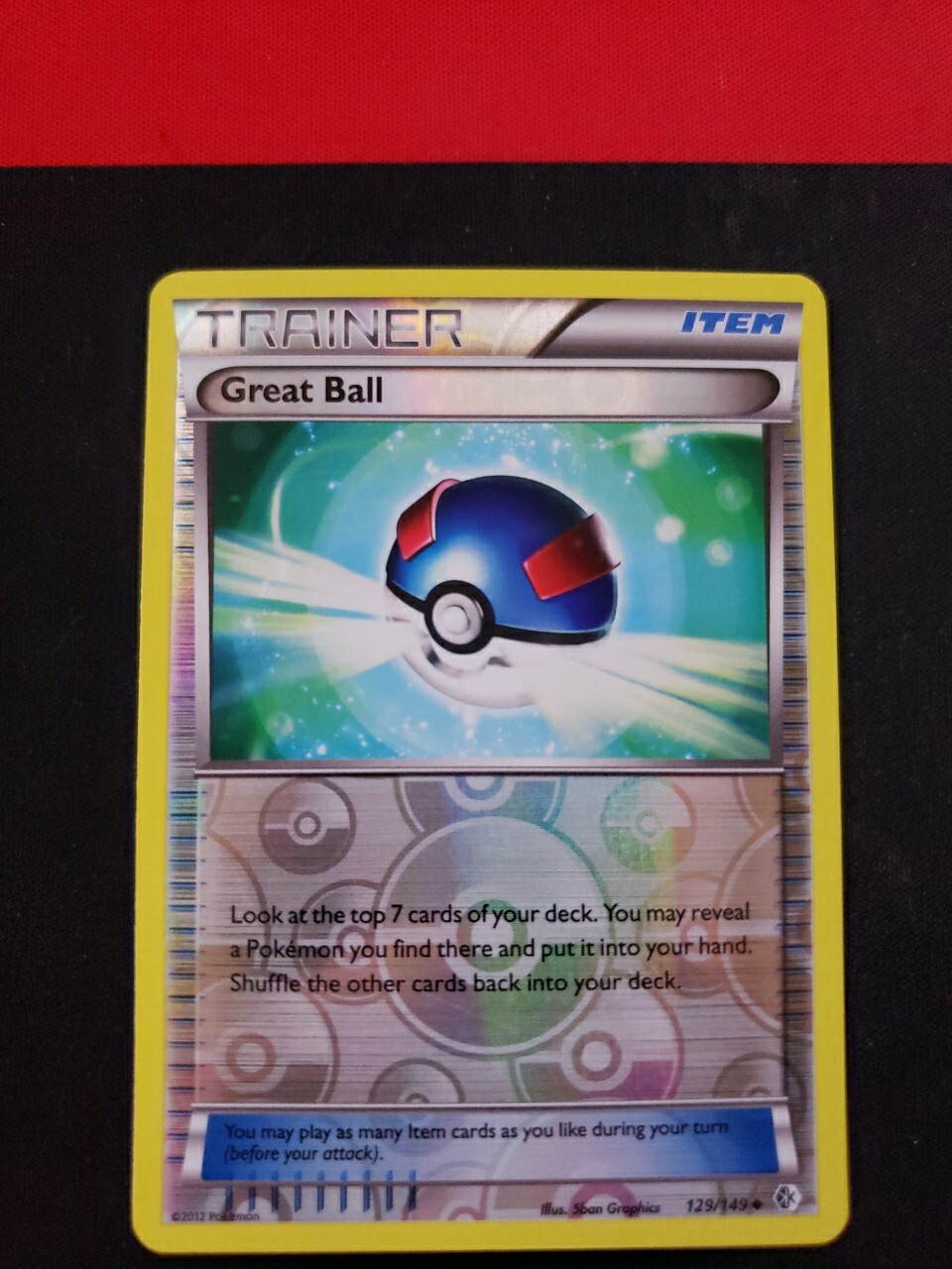 Pokémon TCG Great Ball Boundaries Crossed 129/149 Reverse Holo Uncommon