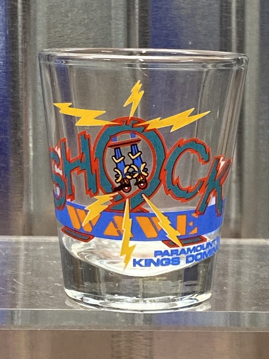 Kings Dominion Roller Coaster Shockwave Shot Glass - Original