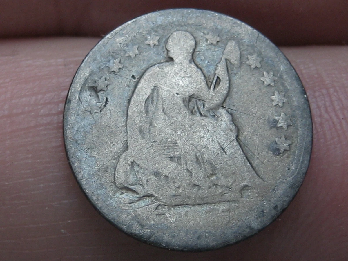 1855 Year Seated Liberty Half Dimes (1837-1873) for sale | eBay