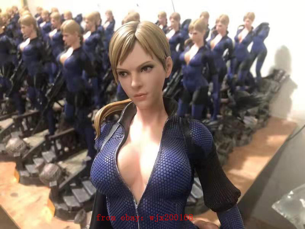 Hot Heart 1/4 Resident Evil 5 zombie killer Jill Valentine EX Collectible  Statue