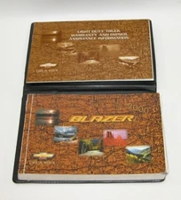 2000 Chevrolet Blazer Factory Original Glovebox Owners Manual Book Portfolio