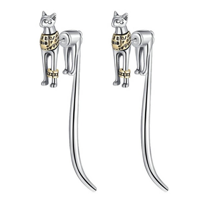 Egyptian Alloy Textured Stud Earrings for Women and Girls