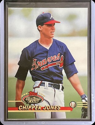 Chipper Jones - 1993 Topps Stadium Club #638