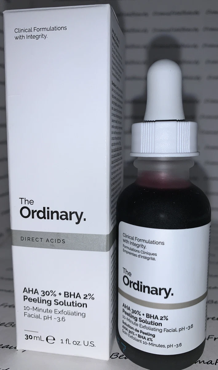 The ordinary aha 30 bha 2 peeling solution deals