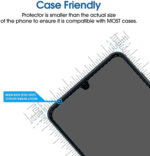 (3 Pack) amFilm Samsung Galaxy A33 5G Tempered Glass Screen Protector - Picture 4 of 6