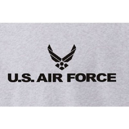AIR FORCE USAF TEE PHYSICAL TRAINING T-SHIRT SPORT GREY - Picture 2 of 2