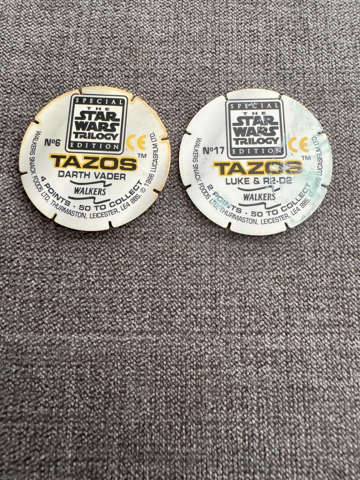 Walkers Special Edition The Star Wars Trilogy Tazos. eBay