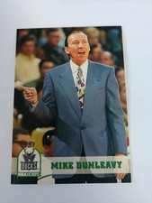 1993-94 NBA Hoops Basketball # 244 Mike Dunleavy Milwaukee Bucks Coach
