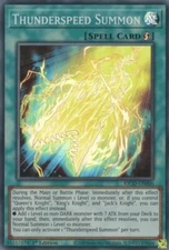 Yugioh! Thunderspeed Summon - KICO-EN006 - Super Rare - 1st Edition Near Mint, E