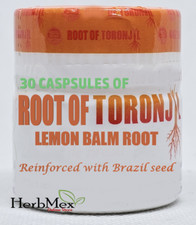 Lemon balm root capsules raiz de toronjil brazil seed weight loss burns fat