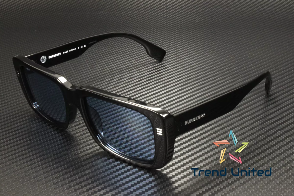 BURBERRY BE4376U 300172 Jarvis Black Light Blue 55 mm Men s