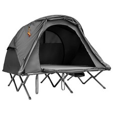 Campingzelt Tunnelzelt 2 Personen Zeltbett Zelt faltbar Trekkingzelt