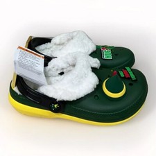 Crocs x Elf Classic Clogs Kids Size 2 Green Yellow Christmas Buddy the Elf NEW